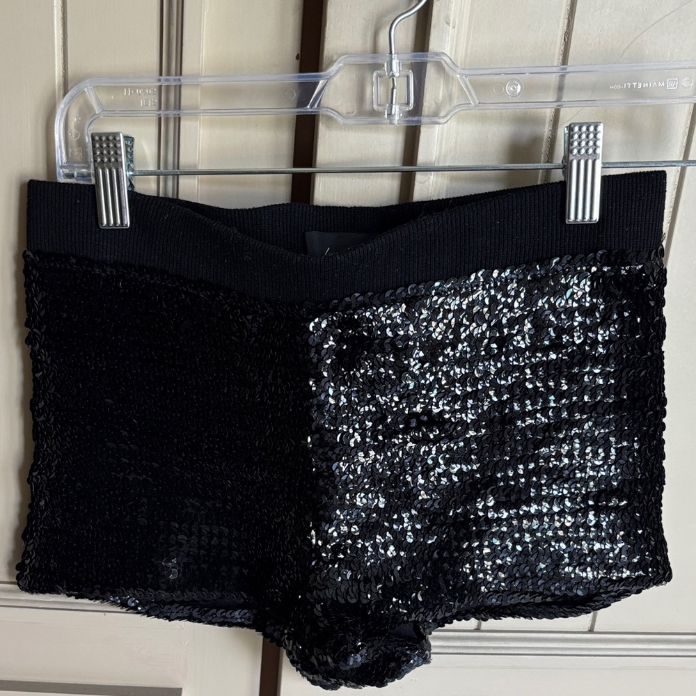 Forever 21 Black Sequin Shorts